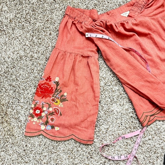 Umgee off the shoulder cute pink/mauve floral top - Picture 7 of 7